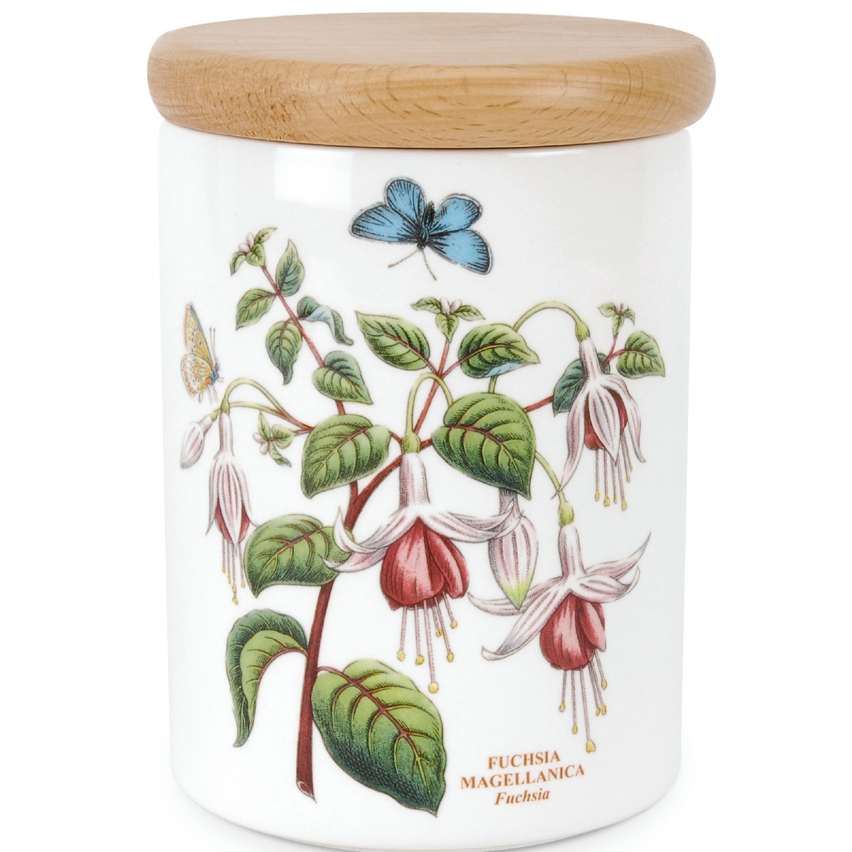 Botanic Garden 5.5 Inch Storage Jar, Fuchsia image number null